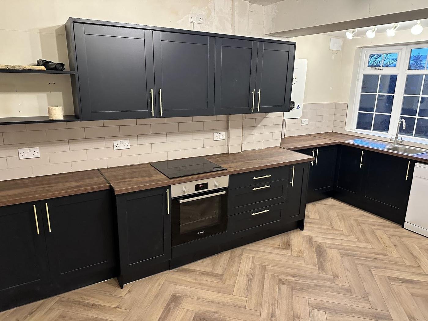 Kitchen units fitted
