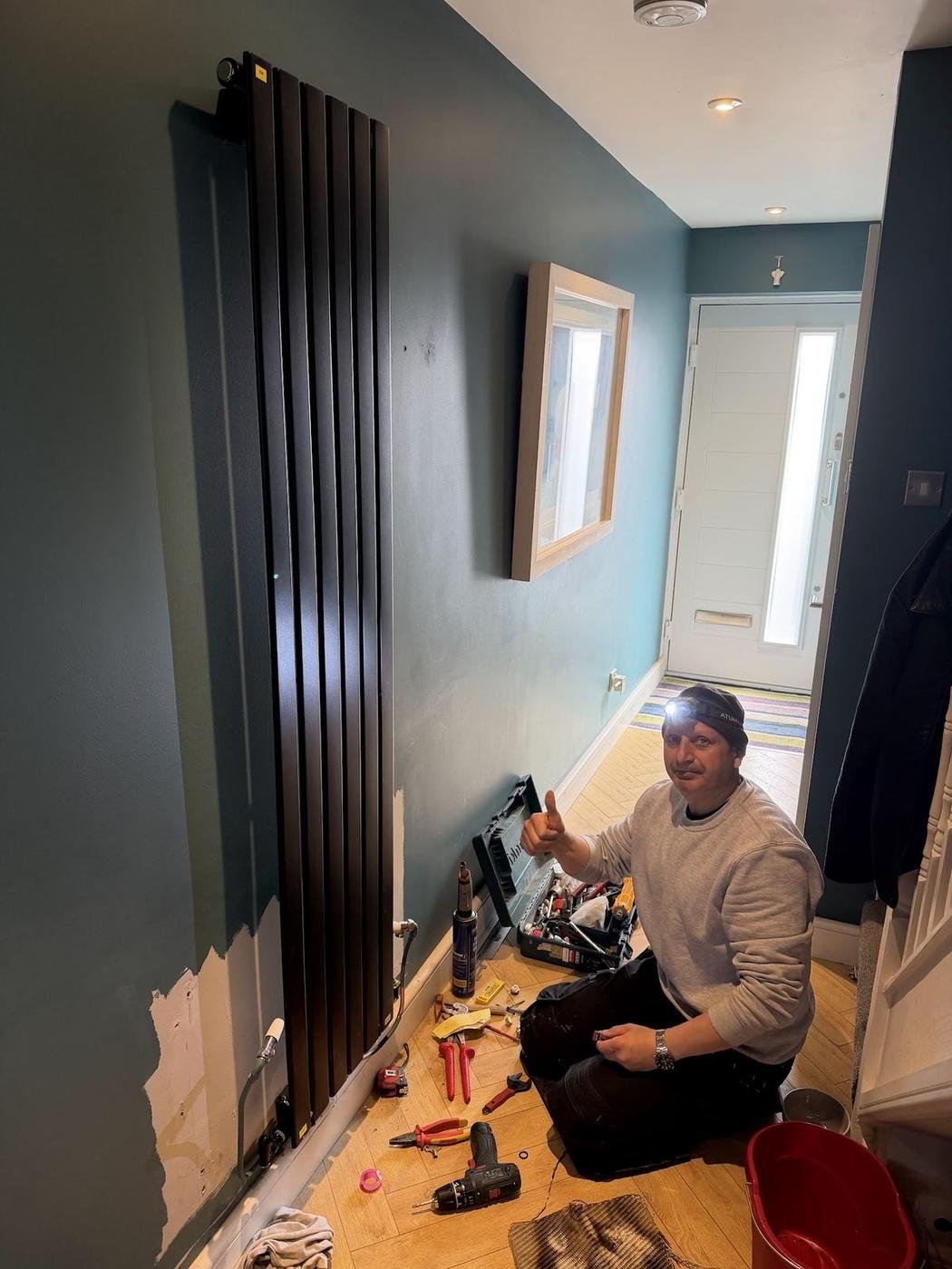 Vertical radiator